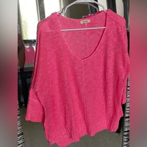 Women’s Pink Knit Sweater